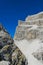 Rocky mountain cliffs towers of Dolomiti di Brenta, Italy