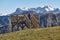 Rocky mountain landscape in Ponton viewpoint. Castilla y Leon. Spain