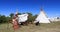Rocky Mountain Man Rendezvous primitive camp 4K