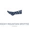 Rocky Mountain spotted fever icon. Trendy flat vector Rocky Mountain spotted fever icon on white background from Diseases collect
