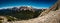 Rocky Mountain summer hiking views