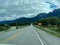 The Rocky Mountains at the Canadian American Border near Elko, BC