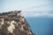 Rocky Mountains cliff and clouds Landscape