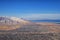 Rocky Mountains, Oquirrh range aerial views, Wasatch Front Rock from airplane. South Jordan, West Valley, Magna and Herriman, by t