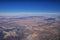 Rocky Mountains, Oquirrh range aerial views, Wasatch Front Rock from airplane. South Jordan, West Valley, Magna and Herriman, by t