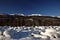 Rocky Mountains in winter