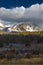 Rocky Mountains and Winter Snow Clouds