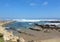 Rocky part of Sardinia Bay Beach in Port Elizabeth, South Africa