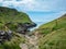 ROcky pathway to Mewslade Bay, Wales, UK