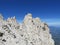 Rocky peak of Apennine Mountain Range
