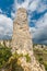 Rocky peak in the Chaos site of Montpellier in the Cevenes