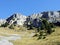 Rocky peak Gleiterhorn in the Glarus Alps Mountain Range