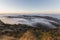 Rocky Peak Morning Fog Los Angeles County California