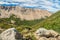 Rocky peaks near Cerro Catedral mountain