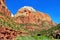 Rocky picturesque vista of Zion national park, utah, united stat