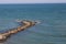 Rocky Pier in Black Sea