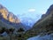 The rocky, remote and majestic terrain of the Salkantay Trek, high in the Andes mountains, on the way to Machu Picchu