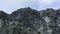 Rocky ridge leading to the highest peak of the Tatra Mountains - Gerlach Gerlachov Peak, Gerlachovsky stit. Slovakia