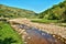 Rocky riverbed of the River Swale