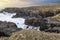 Rocky Scotish coastline near Mangersta, Isle of Lewis, UK