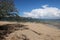 Rocky sea coast of Italy with blue sandy beach. Palau, Province of Sassari in the Italian region Sardinia