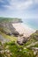 Rocky Sea Shore In Rhossili, Wales Coast Path