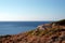 Rocky seashore in Greece Rhodes Kalithea