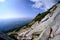 rocky sharp mountain tops in Tatra mountains in Slovakia