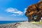 A rocky shore of Alicudi island.