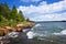 Rocky shore in Georgian Bay