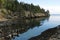 Rocky shore in gulf islands national park