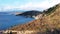 Rocky shore next to Ksamil, Saranda, Albanian Riviera, beautiful seascape