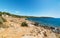 Rocky shore in Porto Conte