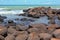 Rocky shoreline in Maui, Hawaii