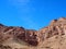 Rocky slope of TODGHA GORGE canyon landscape in MOROCCO, eastern part of High Atlas Mountains range at Dades Rivers