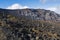 Rocky slopes and mountains of haleakala crater