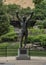 `Rocky` statue by A. Thomas Schomberg near entrance Philadelphia Museum of Art, Benjamin Franklin Parkway