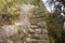 The rocky steps of Machu Picchu