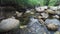 Rocky stream in nature water