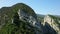 A rocky summit in the middle of the Gorges du Verdon