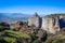 The rocky temple Christian Orthodox complex of Meteora is one of the main attractions of the north of Greece