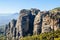 The rocky temple Christian Orthodox complex of Meteora is one of the main attractions of the north of Greece