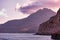 Rocky Terrain against cloudy sky in Gramvousa, Greece, Europe, peninsula, island, isle, Crete, coastal scenery, Beauty in nature