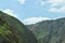 Rocky terrain mountain tops with clear skies