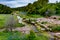 A Rocky Texas Creek with WIldflowers.