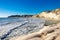 The rocky white cliffs Stair of the Turks, Sicily