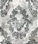 Rococo Baroque texture pattern Vector. Floral ornament decoration. Victorian engraved retro design. Vintage fabric decors. Luxury