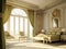 Rococo bedroom. Generative A.I