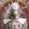 Rococo Minimalism The Hyper-realistic Pegasus Humanoid