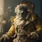 Rococo Minimalism: Ogre Humanoid In Goblin Academia Costume